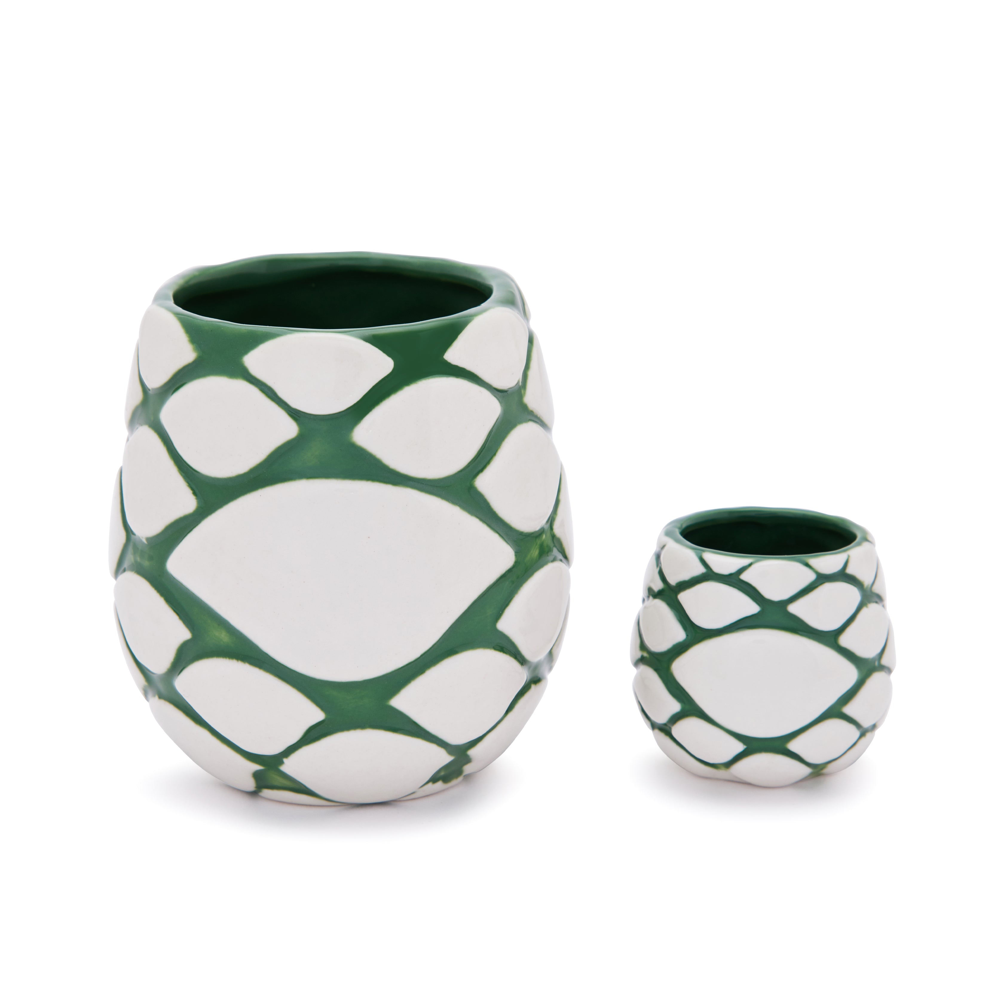 Premium Glazed Ceramic Agave Shot Glass Set - 1.5oz (44ml) Capacity - Pack of 6 - Perfect for Tequila, Mezcal & Cocktail Tasting Parties