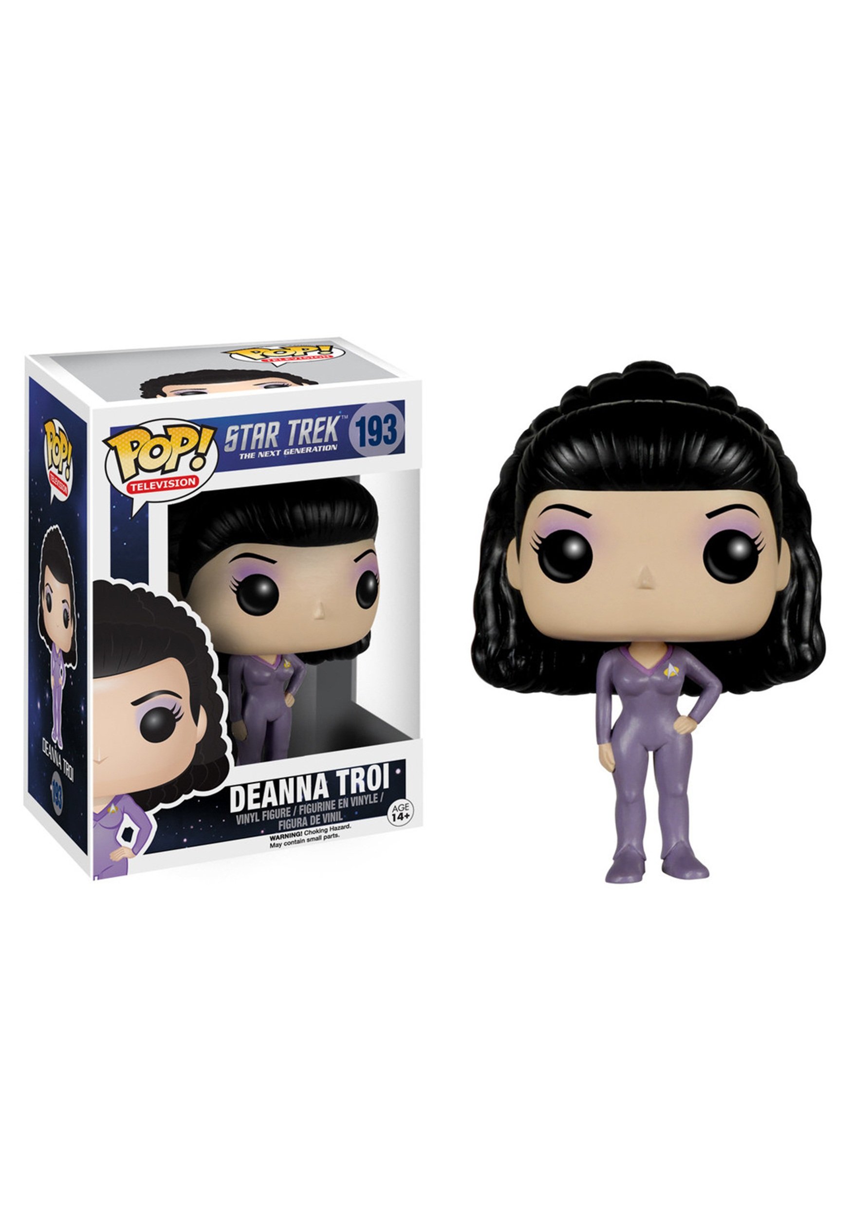 Funko POP! Star Trek The Next Generation Deanna Troi Collectible Vinyl Figure - Perfect for Sci-Fi Fans & TV Show Memorabilia Collectors