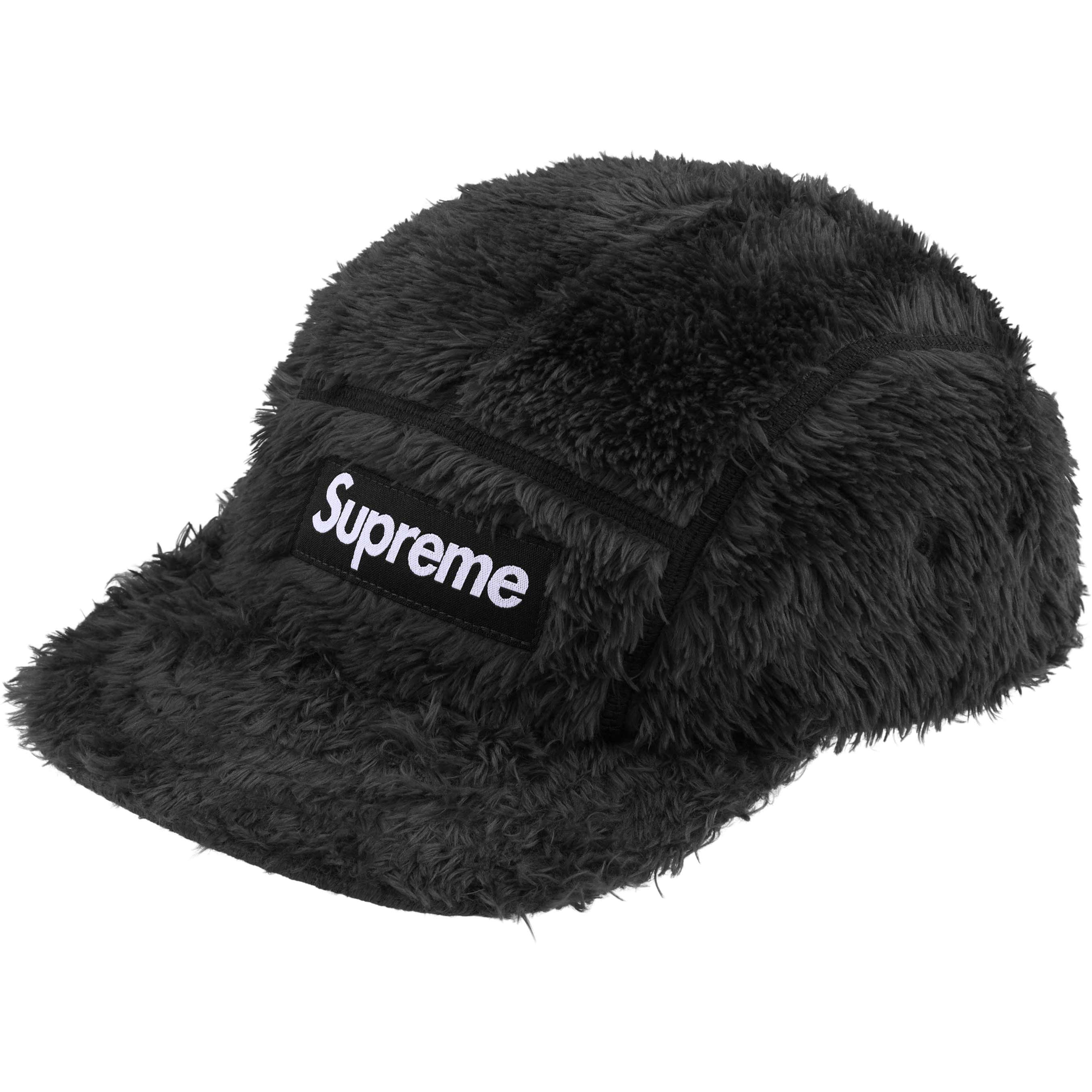 Supreme Fuzzy Camp Cap - Soft Winter Beanie for Men & Women - Black - Perfect for Cold Weather, Outdoor Activities & Streetwear Fashion