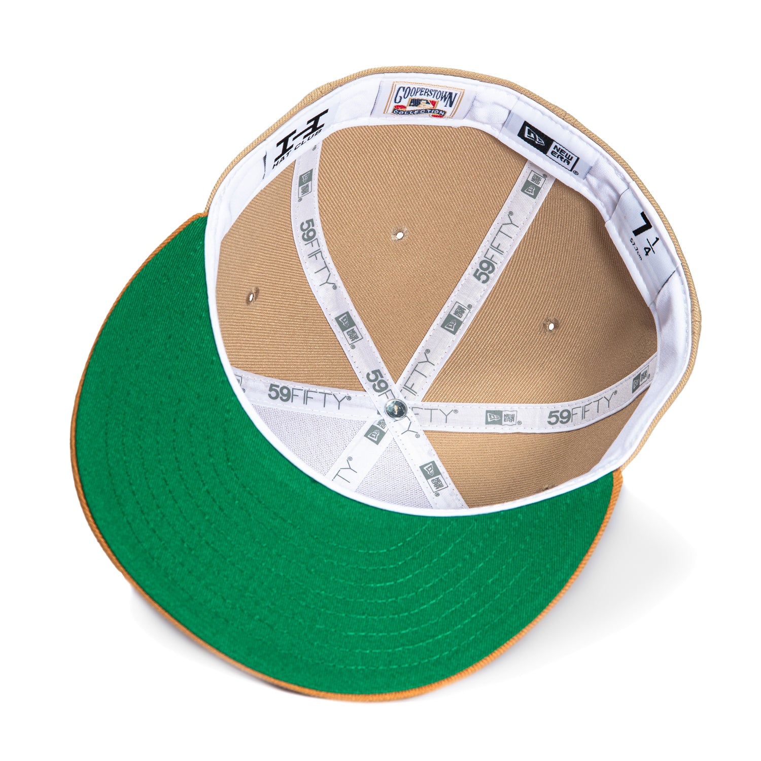 New Era 59Fifty MLB Los Angeles Angels 40th Anniversary Patch Snapback Hat - Tan/Khaki Baseball Cap for Men, Women - Perfect for Games, Fan Gear & Streetwear Fashion