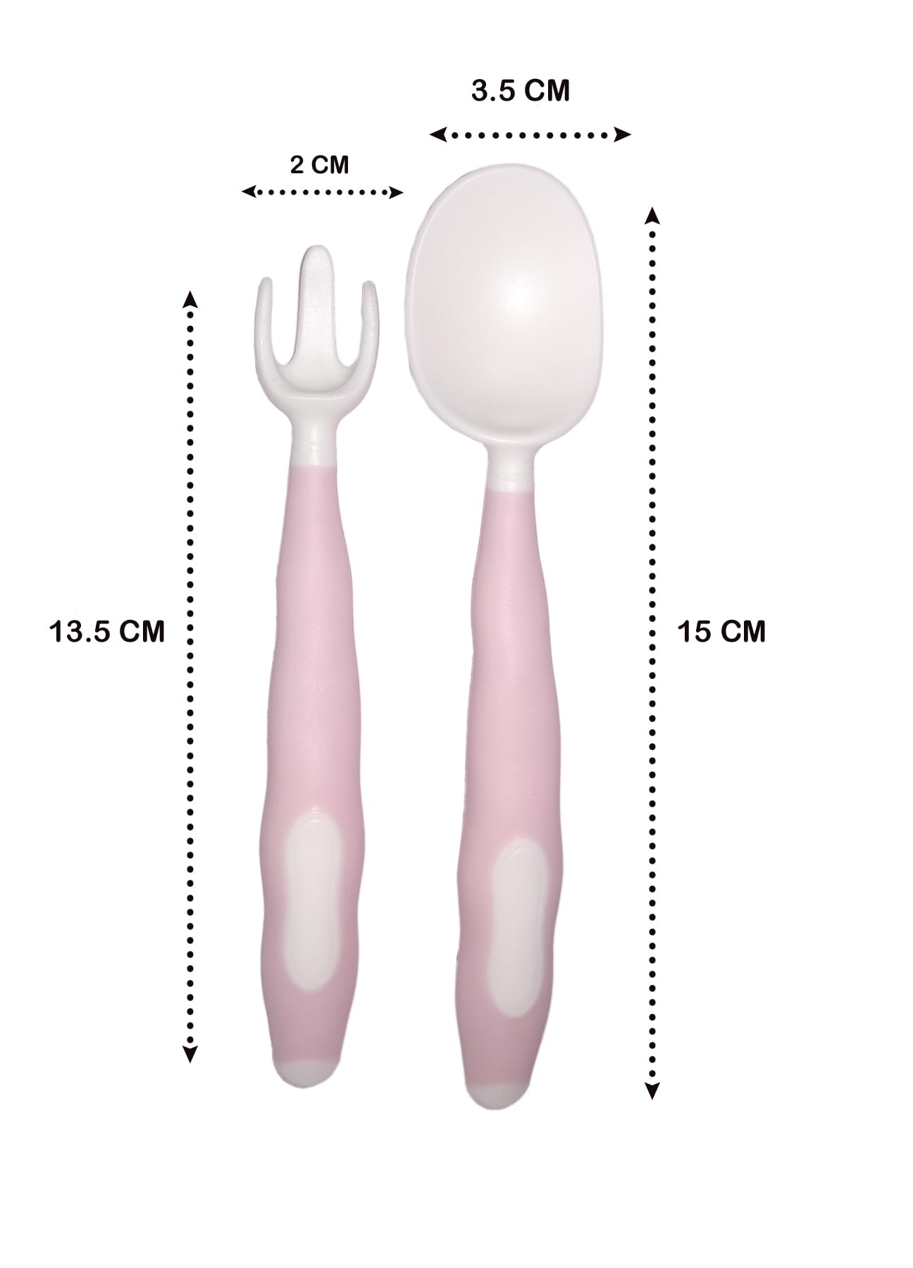 Kritiu BPA-Free Silicone Baby Rattle Nibbler & Spoon Set - Safe Teething Toy & Feeding Utensils for Infants 6+ Months (Blue & Pink) | Perfect for Soothing Sore Gums & Introducing First Foods