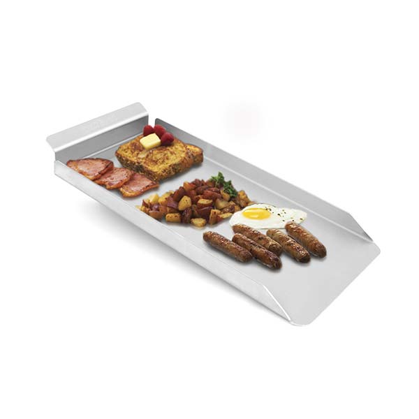 Broil King 69122 Narrow Griddle Pan - 15 x 6.87 Inch Cast Iron Grill Griddle for Stovetop & Outdoor Cooking - Perfect for Pancakes, Burgers & Breakfast Foods