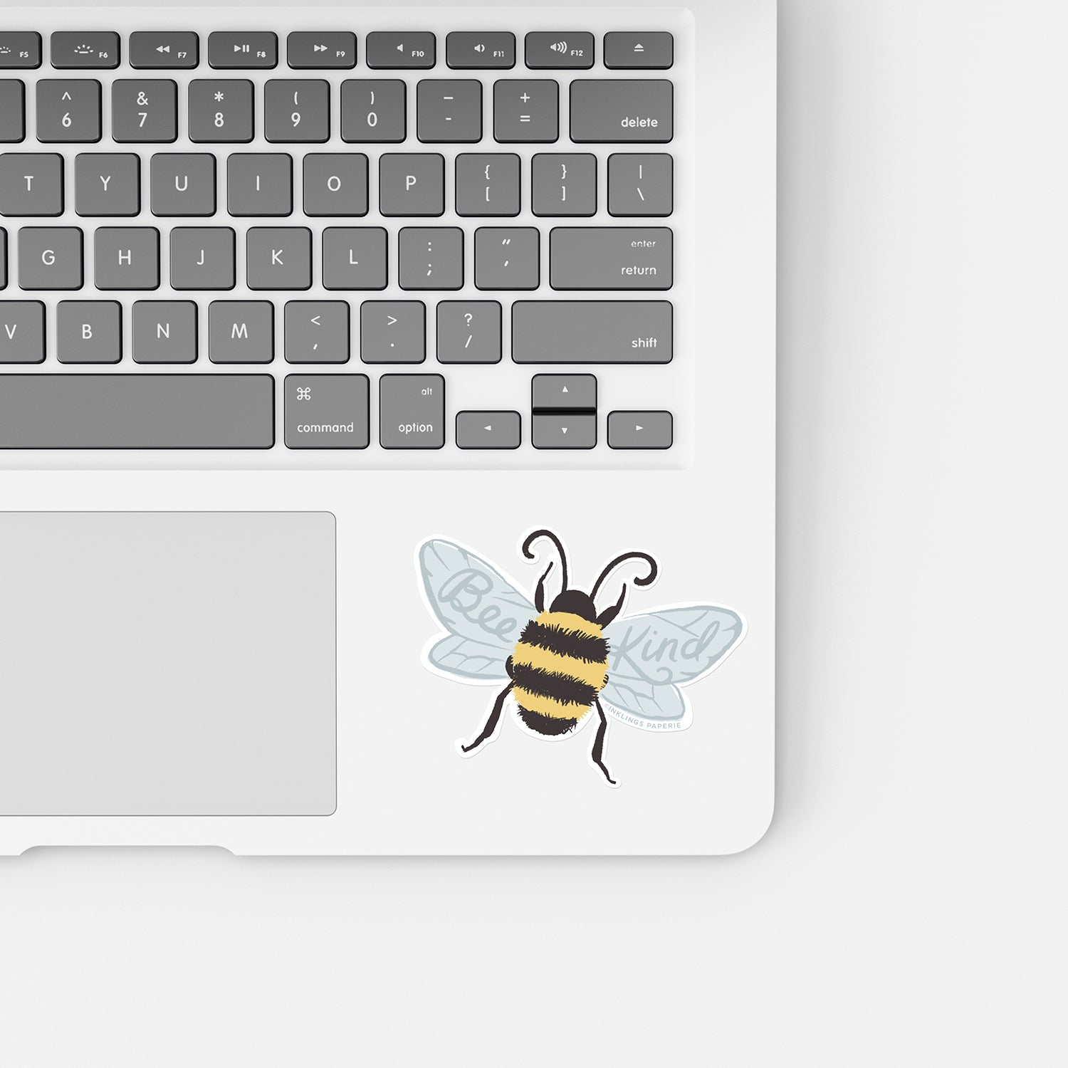 Bee Kind Vinyl Sticker - Waterproof & Durable Decal for Laptops, Cars, Water Bottles - Cute Honeybee Design for Eco-Friendly Gifts & DIY Crafts