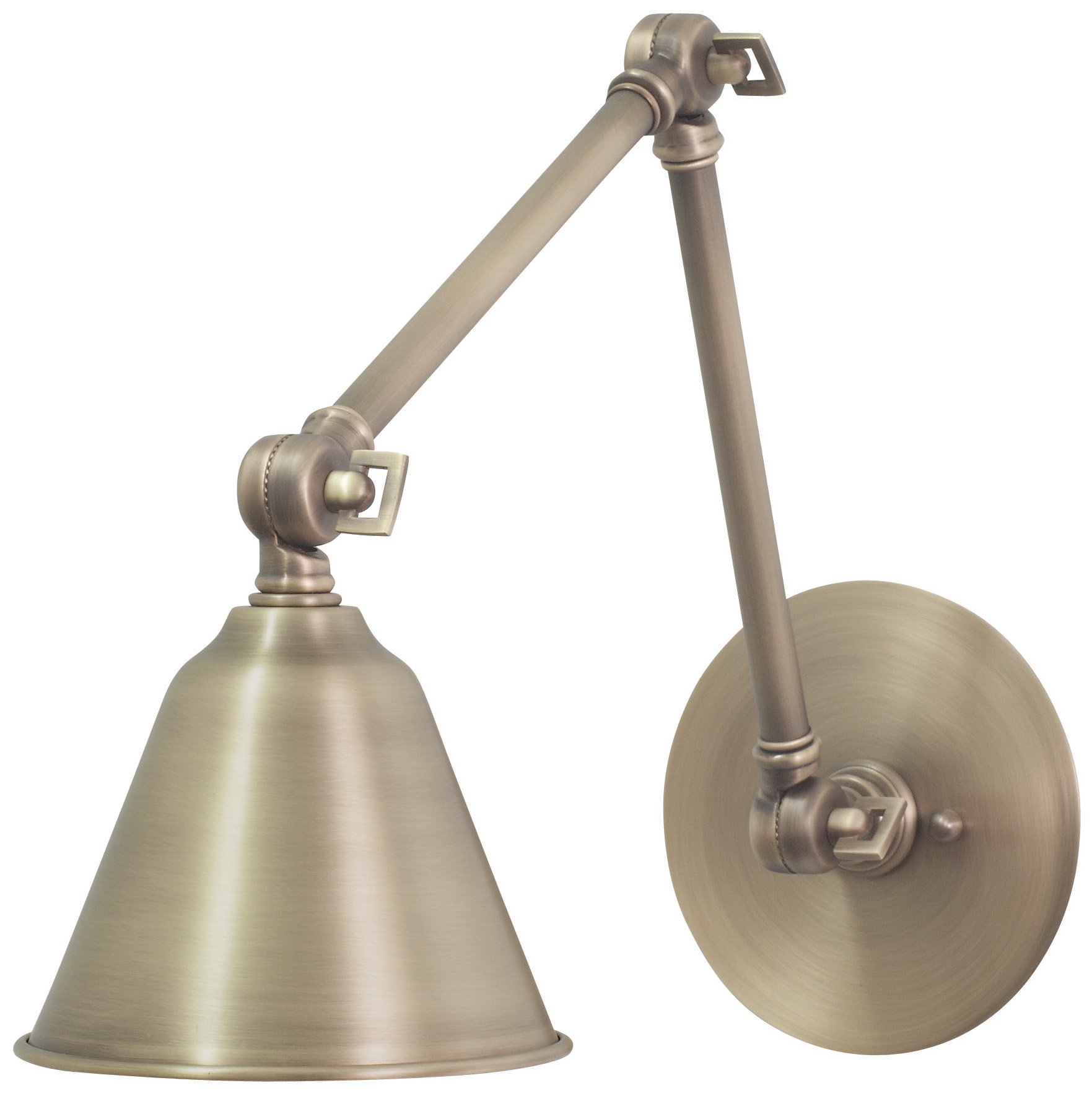 House of Troy LLED30-AB Adjustable LED Desk Lamp in Antique Brass - Perfect for Reading, Study & Office Workspace Lighting