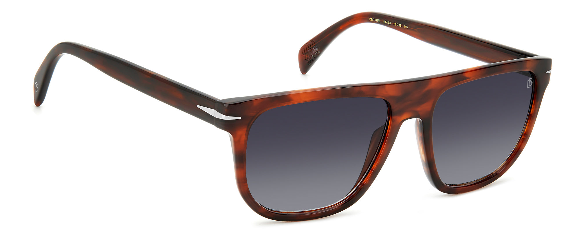 David Beckham DB7111/S Sunglasses - Polarized Aviator Style for Men & Women - Perfect for Driving, Travel & Outdoor Activities