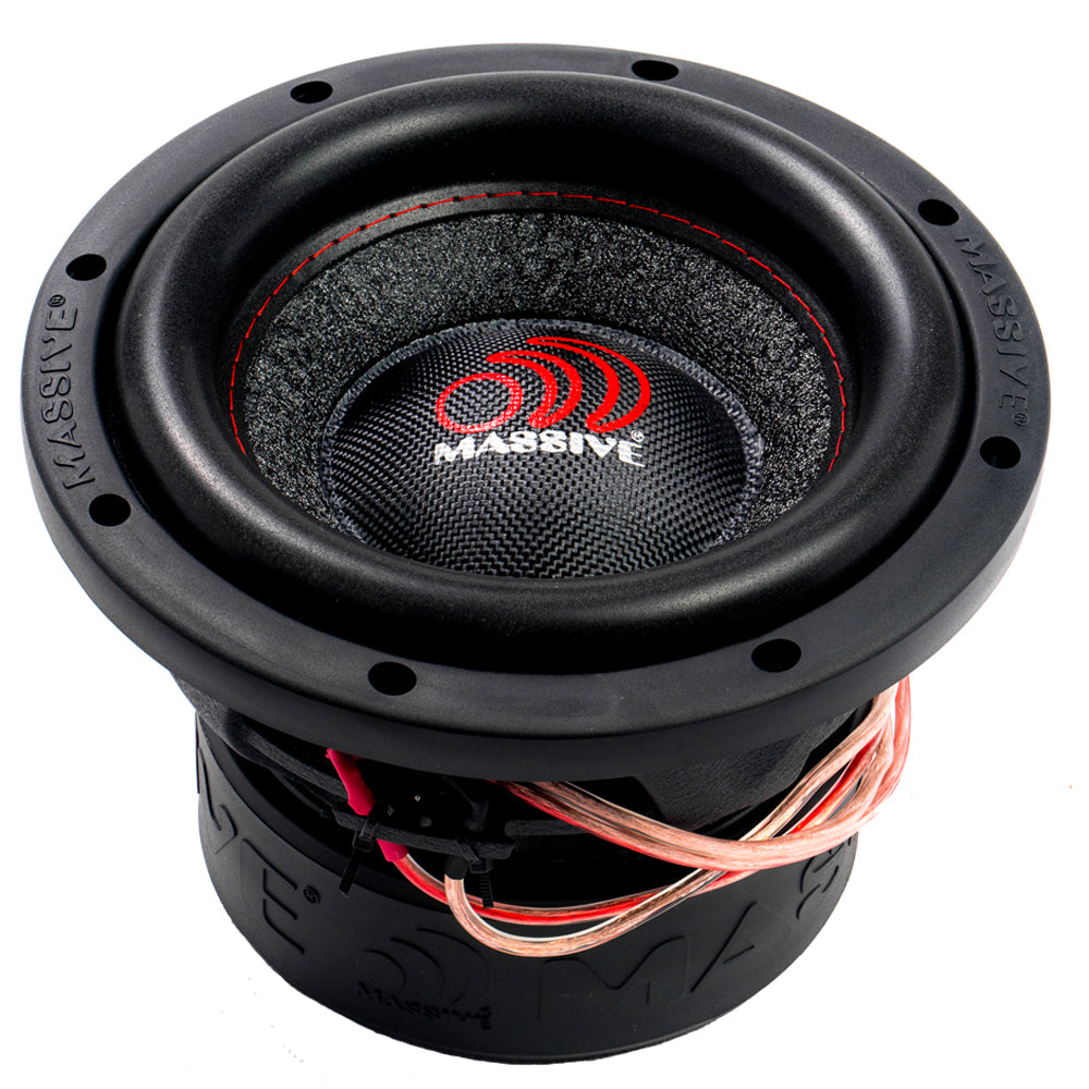 SUMMO84XL 8-Inch 400 Watts RMS Dual 4 Ohm 2 Voice Coil Subwoofer - Powerful Bass for Car Audio & Home Theater Systems