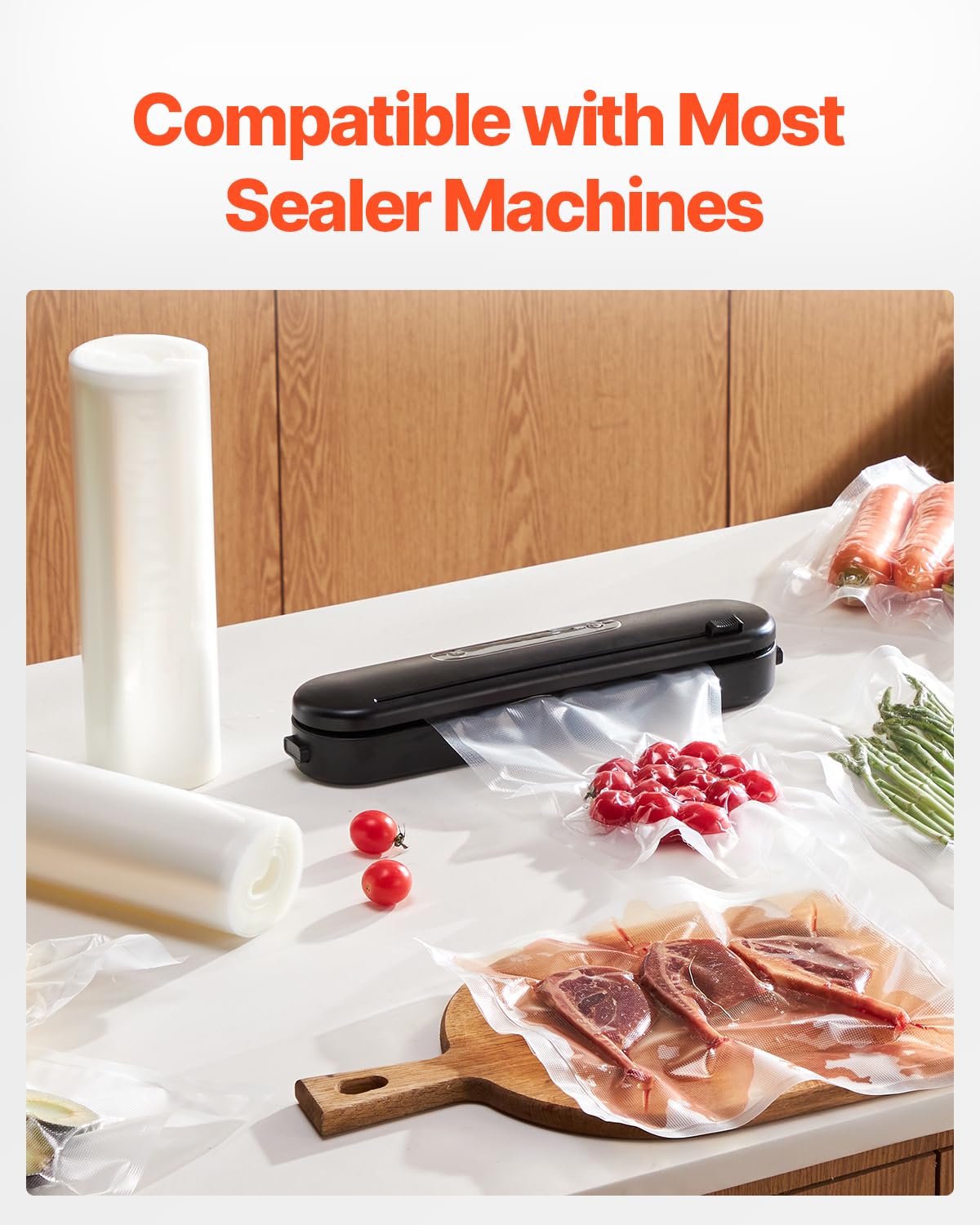 VEVOR Vacuum Sealer Bags - 2 Rolls (11