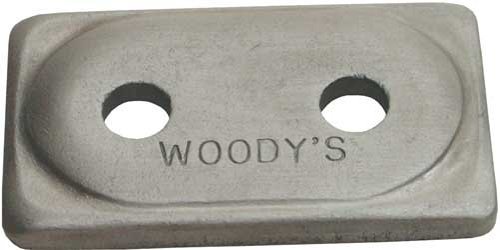 Woody's Traction Double Grand Digger Support Plates - 48 Pack | Heavy-Duty Shoe Cleats for Football, Soccer & Baseball | Perfect for Turf, Grass & Wet Conditions