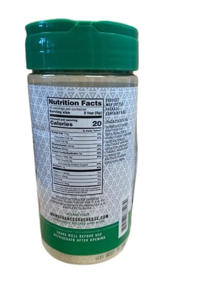 Premium Grated Parmesan Cheese - 3 Pack (8oz Each) | Non-GMO, Gluten-Free | Perfect for Pasta, Pizza & Salads