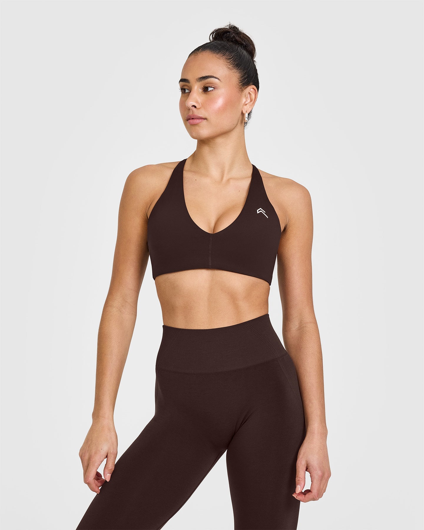 Unified Micro Bralette - 70% Cocoa Color Seamless Comfort Bra for Women | Perfect for Yoga, Lounge & Everyday Wear