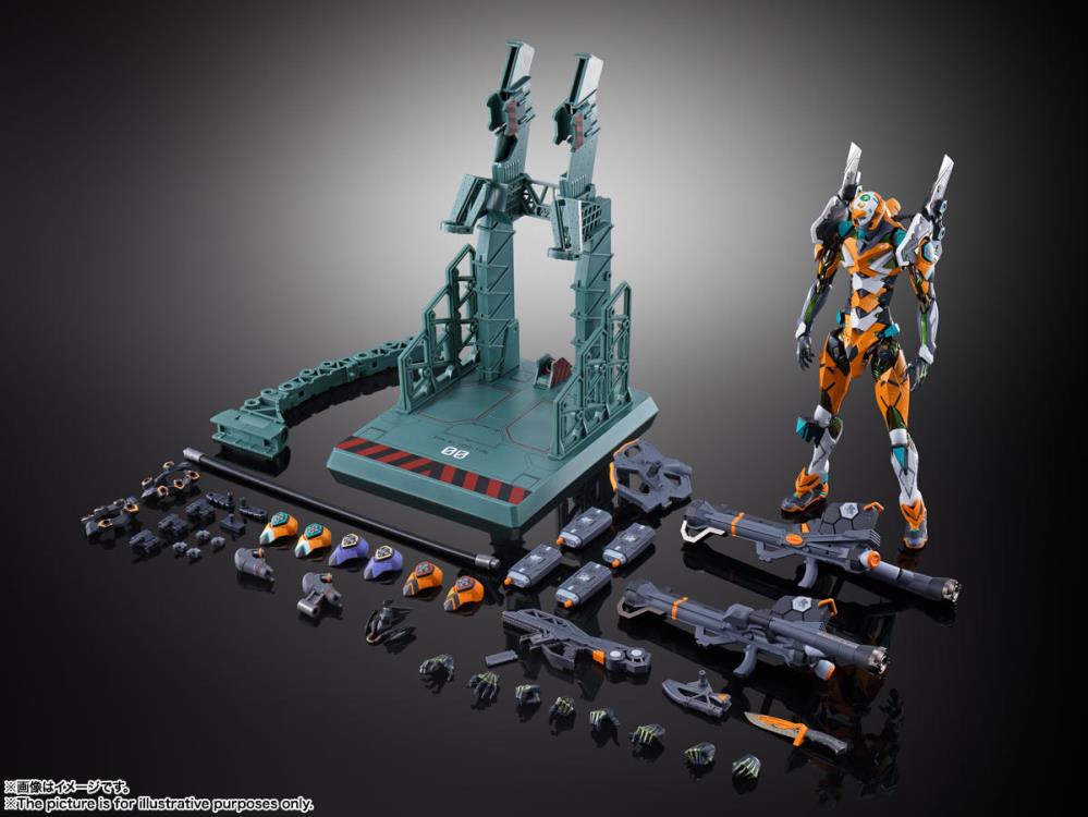 Bandai Metal Build Evangelion EVA Unit 00/00 Kai Prototype Action Figure - Neon Genesis Collectible Model for Anime Fans & Display
