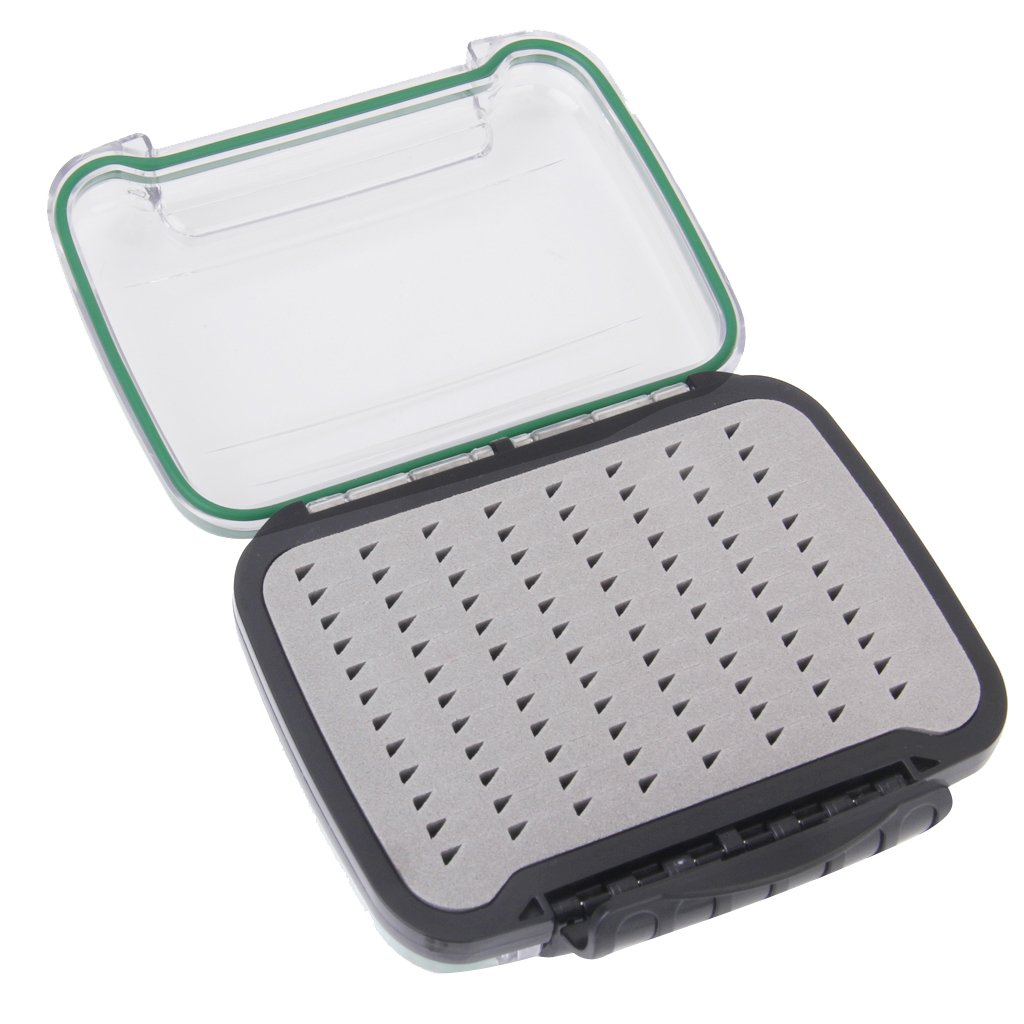 Waterproof Fly Fishing Box - Dual-Sided Clear Lure Storage Case for Trout, Bass, and Saltwater Fishing - Perfect for Fly Fishing, Stream Fishing, and Outdoor Adventures