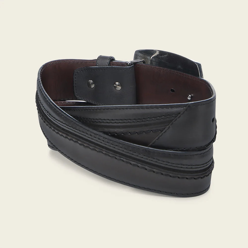 CV510TC Men's Cuadra Brown Casual Fashion Bull Neck Belt - Perfect for Everyday Wear, Office & Outdoor Activities