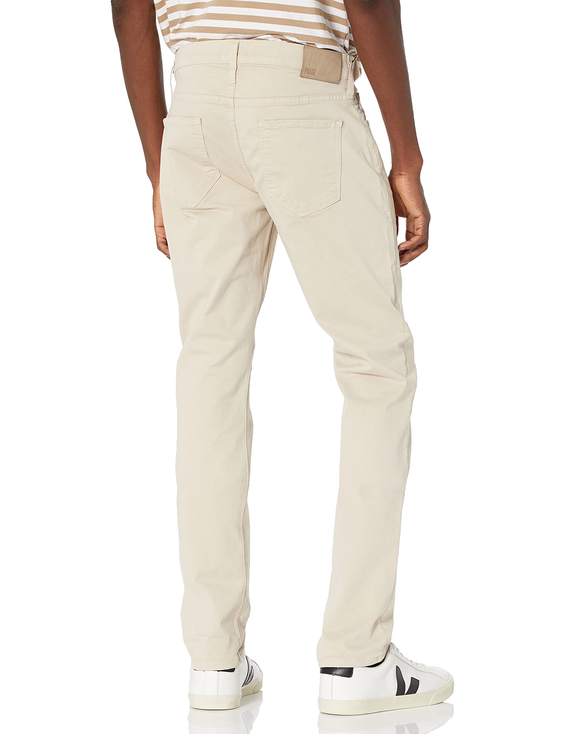 PAIGE Men's Federal Slim Fit Twill Pants - Comfortable & Stylish Slim Leg Trousers for Office, Business Casual & Everyday Wear