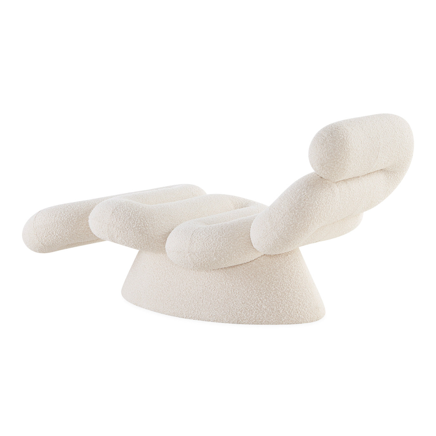 Serpentine Chaise Lounge - Modern Curved Sofa for Living Room, Bedroom, or Office - Perfect for Relaxing, Reading, and Entertaining Guests