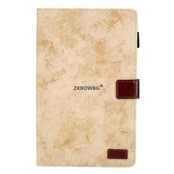 Premium PU Leather Case with Soft TPU Back for Samsung Galaxy Tab A 8.0 (2019) - Compatible with S Pen (Model P200/P205) | Slim Protective Cover for Work, Travel & Daily Use