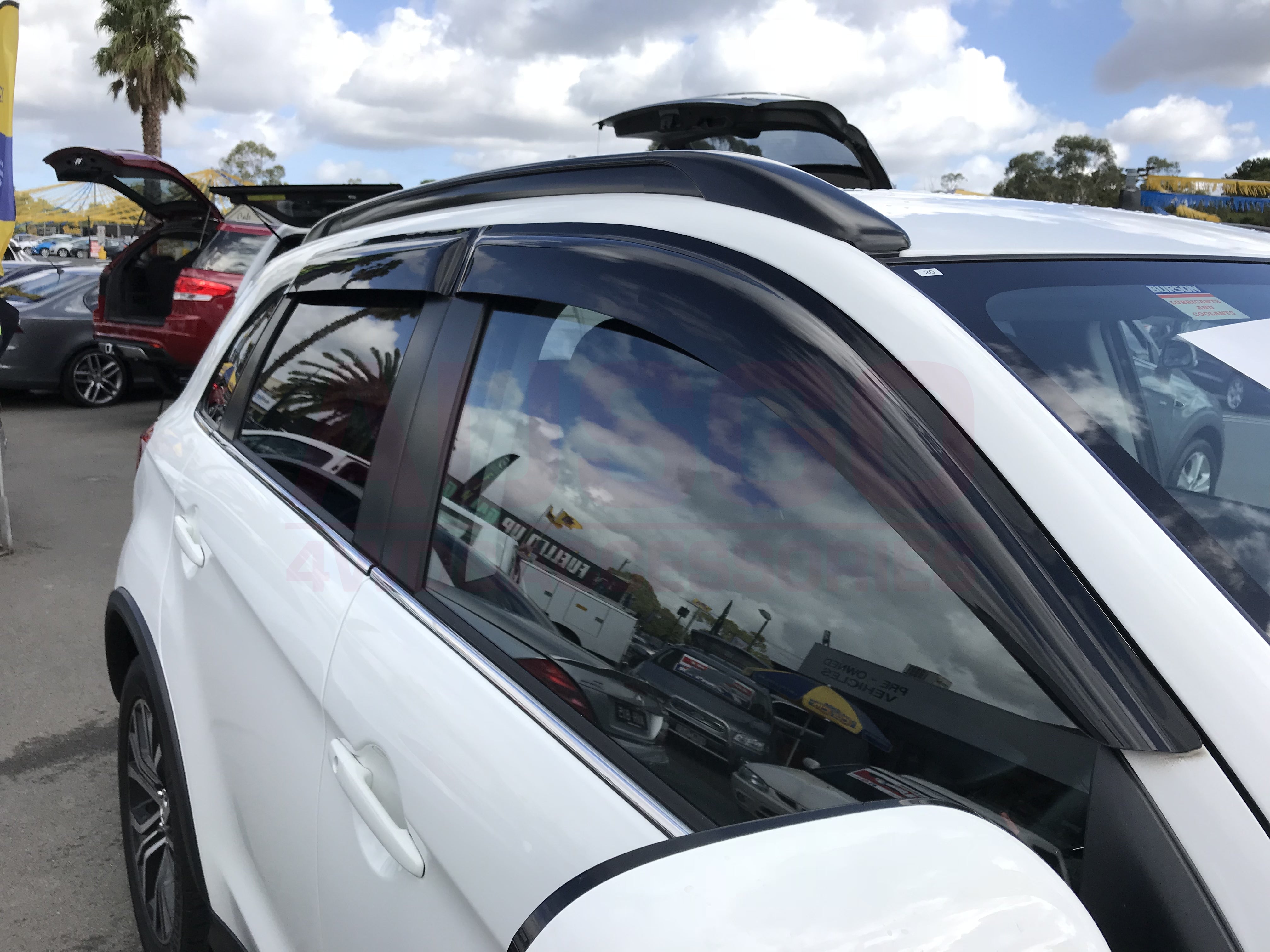 Peugeot 4008 Weather Shields (2012-2016) - Car Window Rain Guards for All-Weather Protection - Perfect for Rainy Days & Road Trips