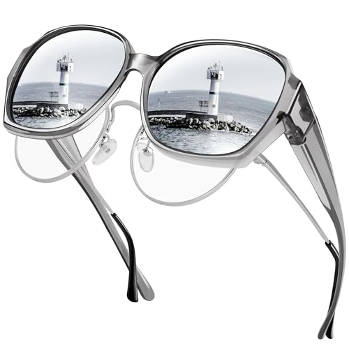 A16 Transparent Grey Frame/Silver Mirrored Lens