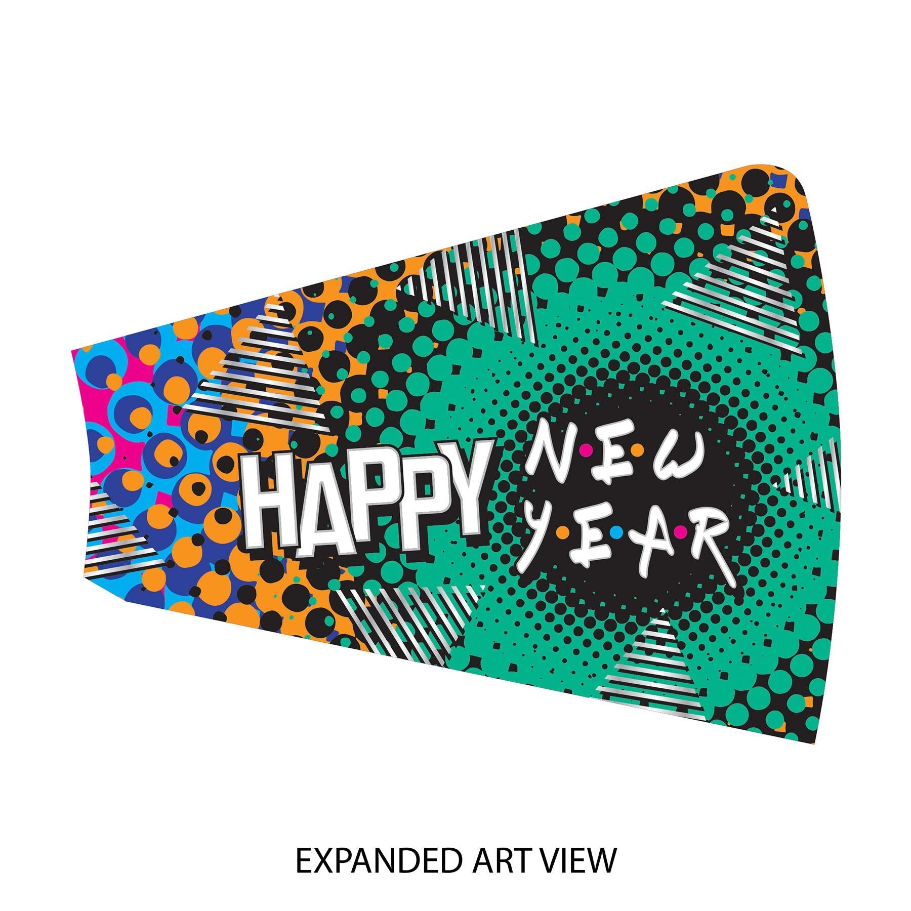 100 Pack Beistle 90's Happy New Year Horns - Party Blowers for New Year's Eve, Birthday, Graduation & Celebration Events - Fun Noisemakers for Adults & Kids