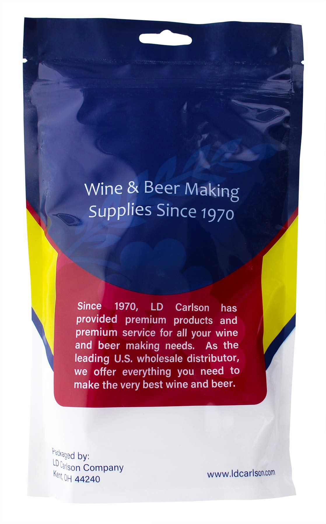 LD Carlson 6160A Food Grade Calcium Carbonate (Chalk) Powder - 1 lb Bulk for Baking, Brewing & Winemaking | Perfect for DIY Chalk Paint, Antacid & Soil Amendment
