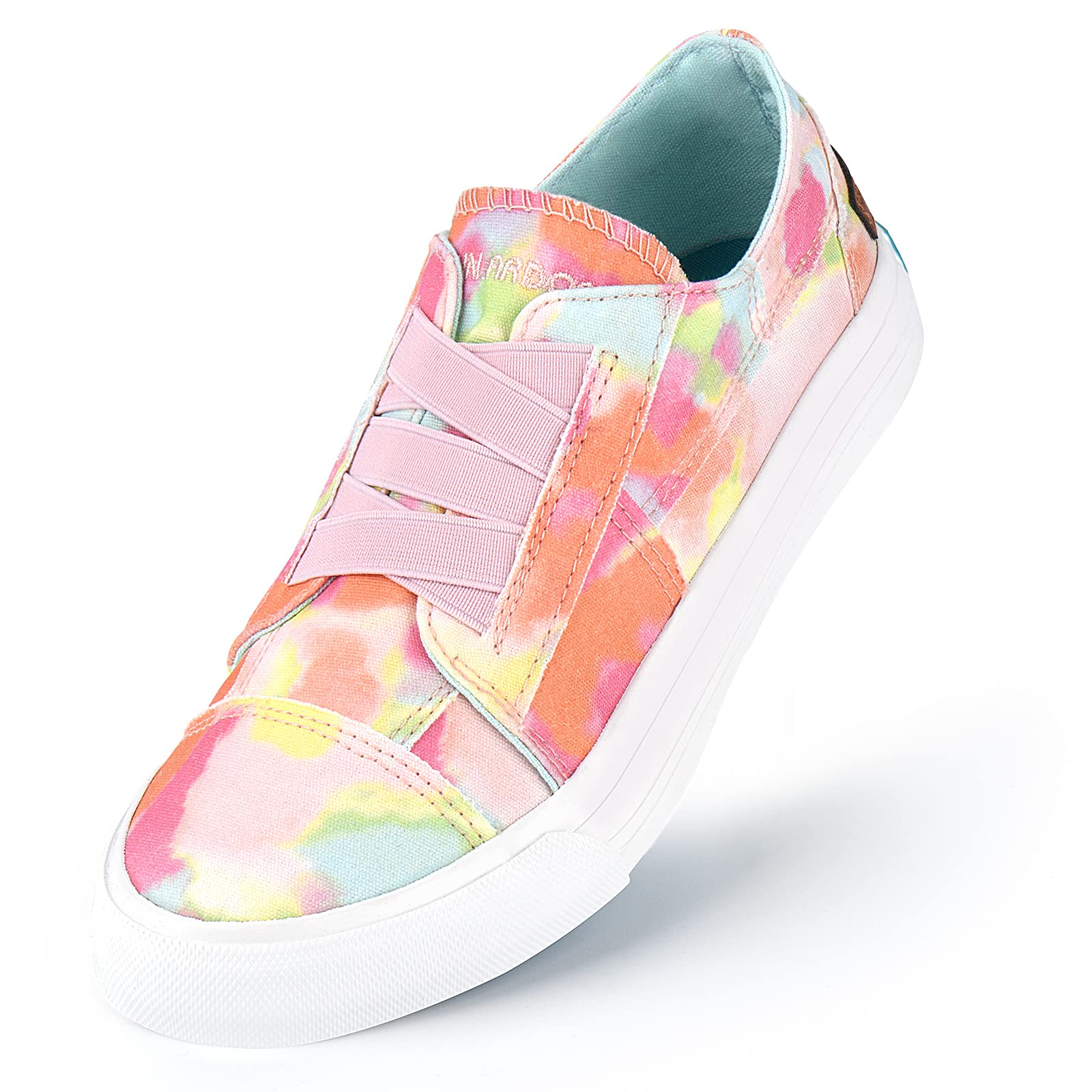 JENN ARDOR Women's Casual Canvas Sneakers - Slip On & Lace Up Low Top Comfortable Walking Shoes for Everyday Wear | Perfect for Work, Travel & Outdoor Activities