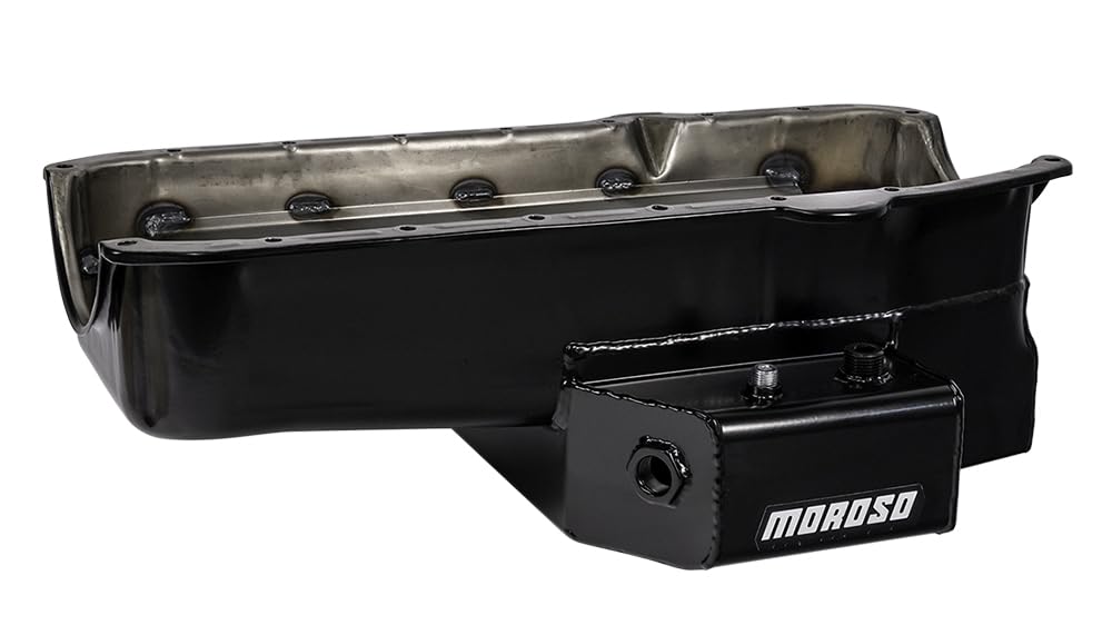 Moroso SBC RR Oil Pan 7in Deep Sump for Chevy Small Block 80-85 - High Performance Engine Upgrade for Racing & Street Use