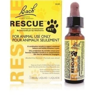 Bach Rescue Pet Drops for Dogs & Cats - 10ml Natural Stress Relief - Calming Drops for Anxious Pets - Perfect for Travel, Vet Visits & Thunderstorms