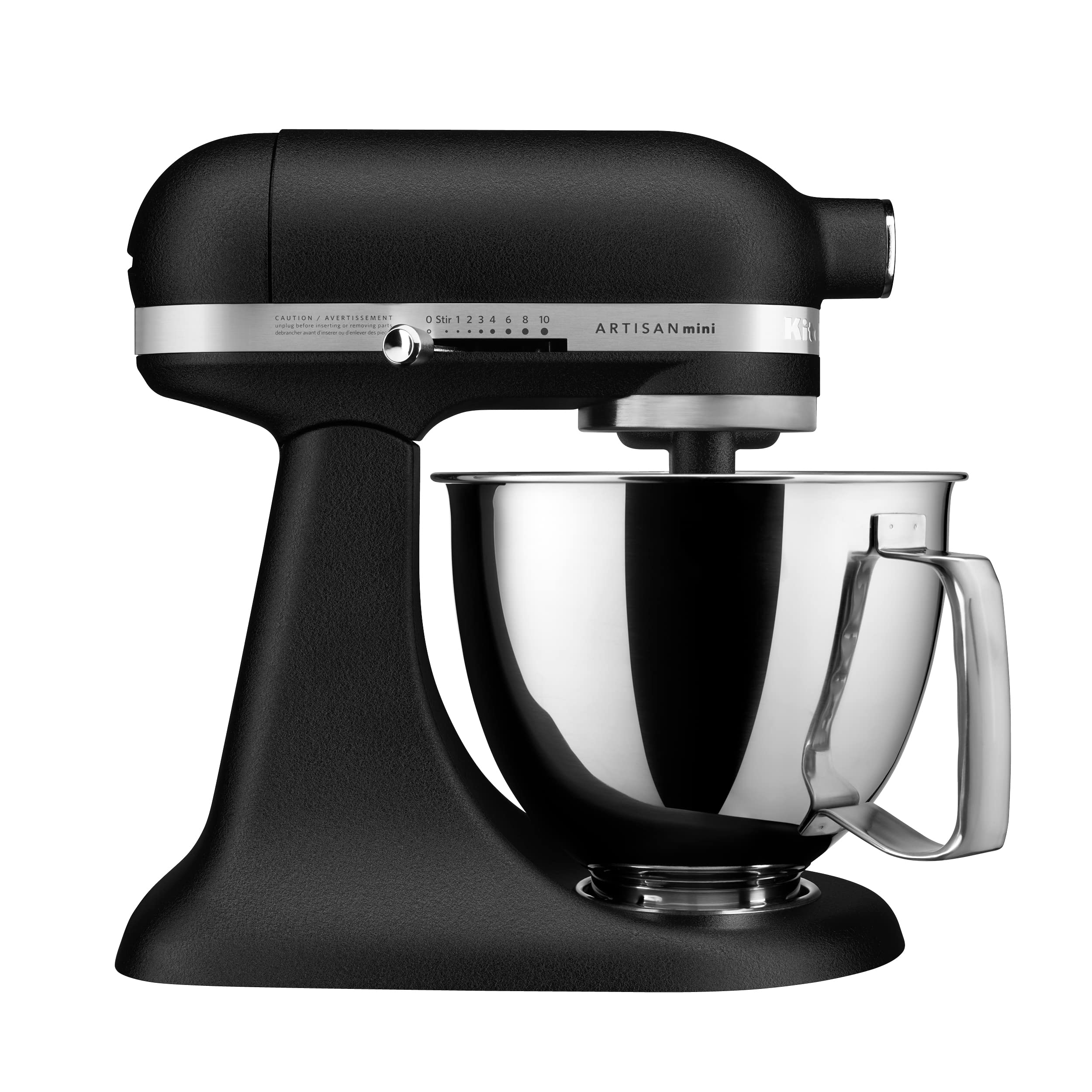 KitchenAid Artisan Mini 3.5 Quart Tilt-Head Stand Mixer - KSM3316X - Cast Iron Black | Compact Baking Mixer for Cookies, Cakes & Dough | Perfect for Small Kitchens & Home Bakers