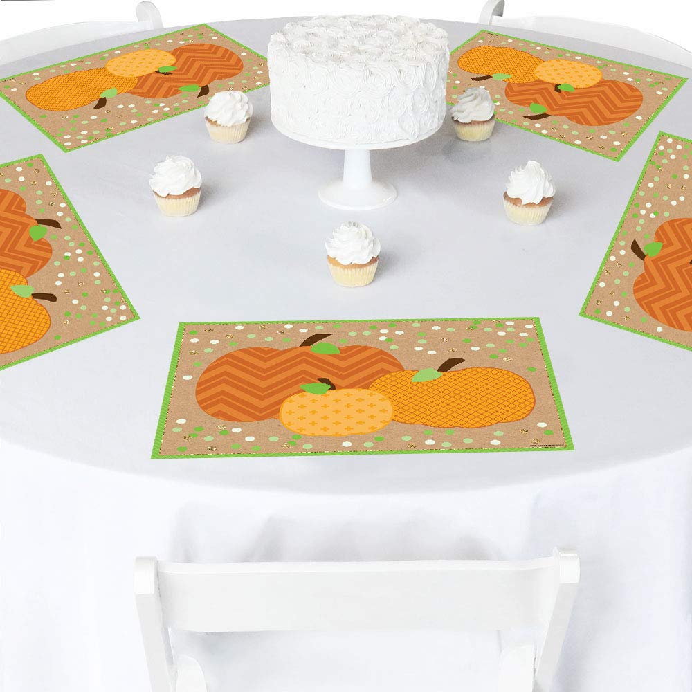 Big Dot of Happiness Pumpkin Patch Party Table Decorations - 16-Piece Set for Fall, Halloween & Thanksgiving Celebrations - Perfect for Seasonal Gatherings, Holiday Dinners, and Festive Home Decor