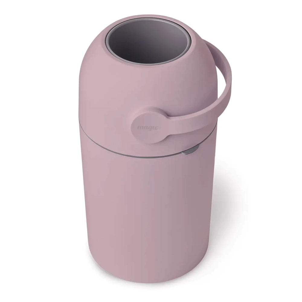 Magic Diaper Pail in Pink - Odor-Free Baby Diaper Disposal System for Nursery & Changing Station - Perfect for Newborns & Toddlers