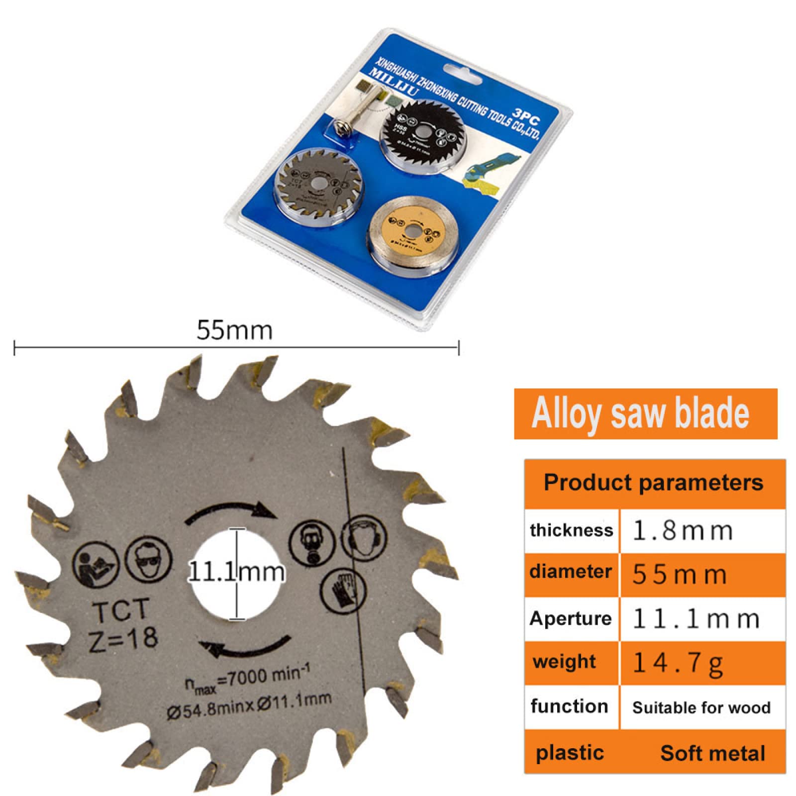 Premium HSS Mini Circular Saw Blades - Wood & Metal Cutting Discs for Drill Rotary Tools | Power Tool Accessories for DIY Projects, Woodworking & Metal Fabrication