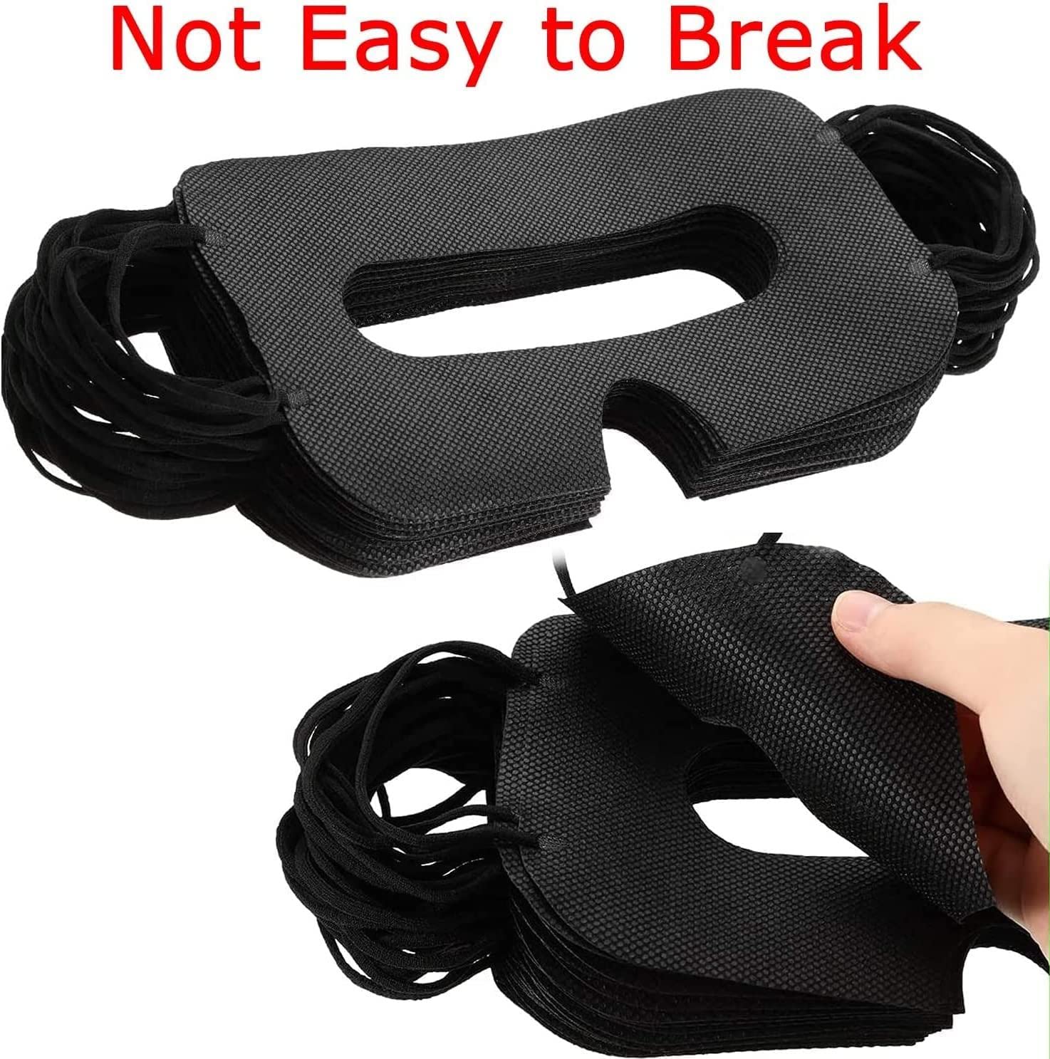 Henoot VR Lens Cover Replacement - Dustproof 3D VR Mask - Universal Non-Woven Fabric - Fits Most VR Headsets & Face Shapes - Perfect for Gaming, Virtual Reality Experiences & Device Protection