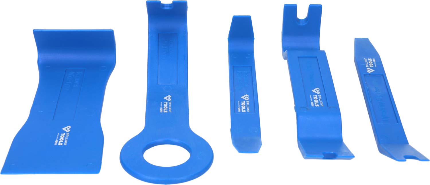 BRILLIANT TOOLS 5-Piece Trim Wedge Set - for Auto & DIY Installation