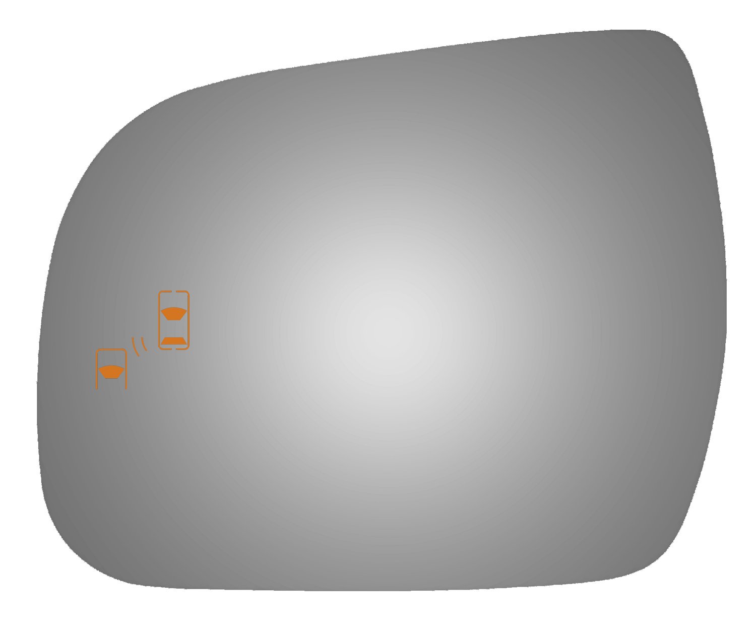2013-2016 Toyota Sienna Driver Side Power Mirror Glass Replacement with Blind Spot Detection - Perfect for Parking & Lane Changing Safety