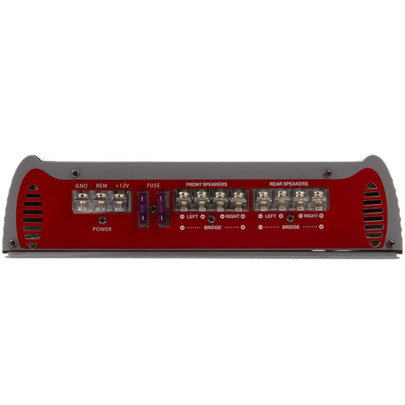 Precision Power TRAX4.1600D 1600W Max (400W RMS) 4 Channel Class D Car Amplifier - 2 Ohm Stable for Car Audio System Upgrade | Perfect for Trucks, SUVs and Custom Car Stereo Installations