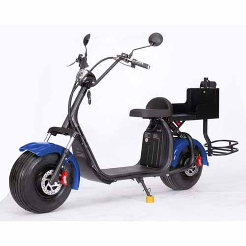 2000W 60V Electric Fat Tire Trike - 3 Wheel Scooter Moped Bike with Golf Rack, Similar to CityCoco Bike CT 3G - Perfect for Commuting, Golf Course Transport & Urban Adventure