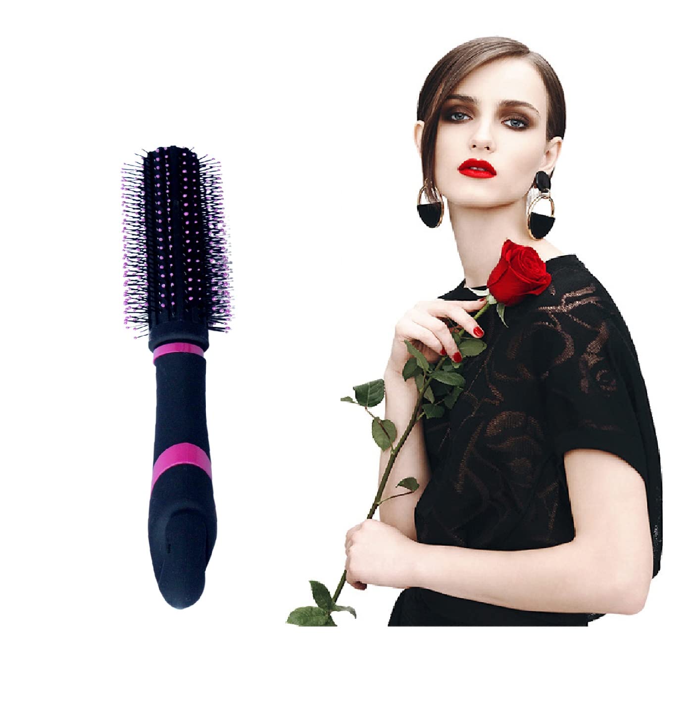 Majik Hair Brush for Women & Men - Detangling & Styling Brush for Smooth, Frizz-Free Hair - Perfect for Daily Use, Salon Styling & Travel