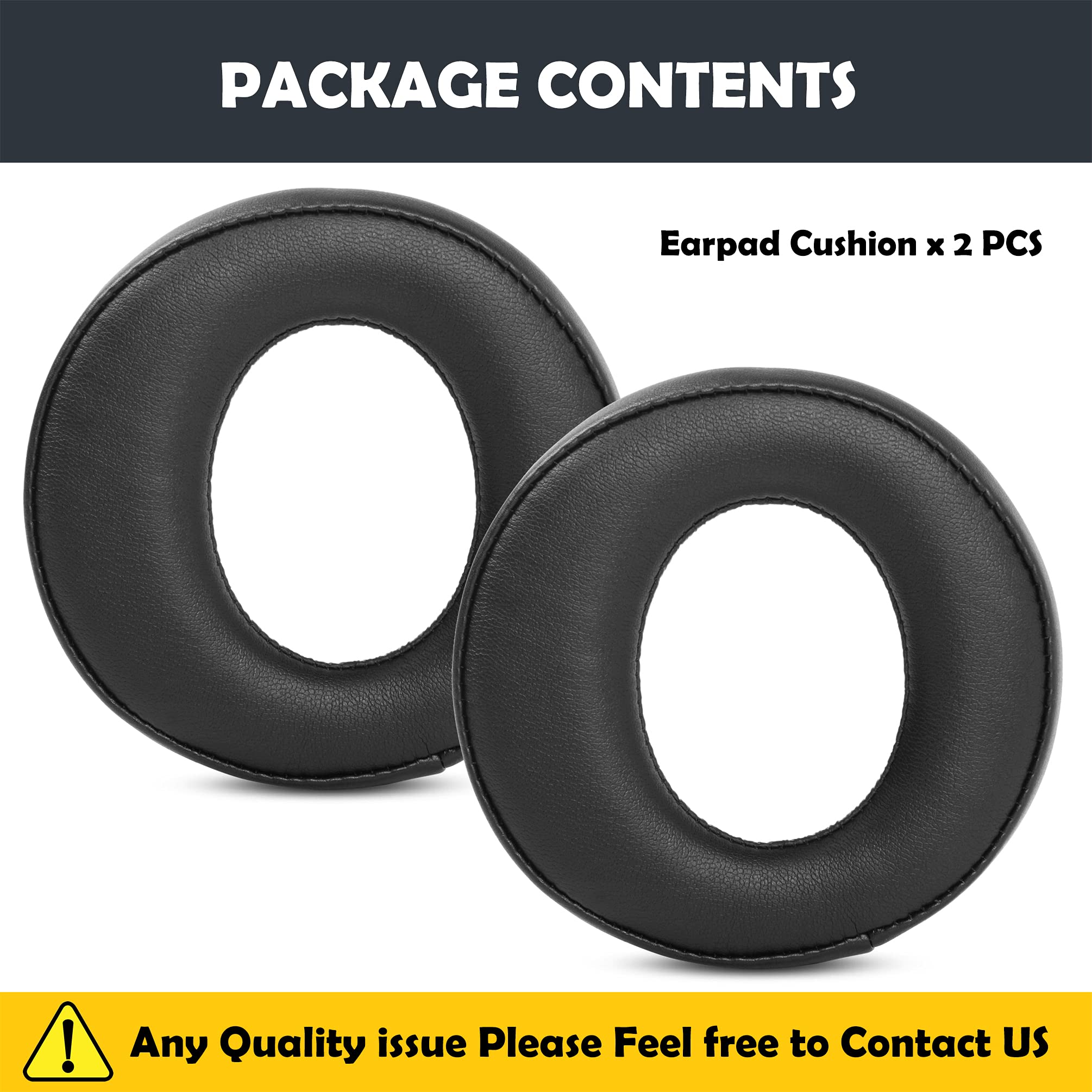 Premium Replacement Earpads for Sony Gold Wireless PS3/PS4 Headset (CECHYA-0083) - Soft Memory Foam Cushions with Noise Isolation - Perfect for Gaming, Music & Virtual Surround Sound 7.1 Experience