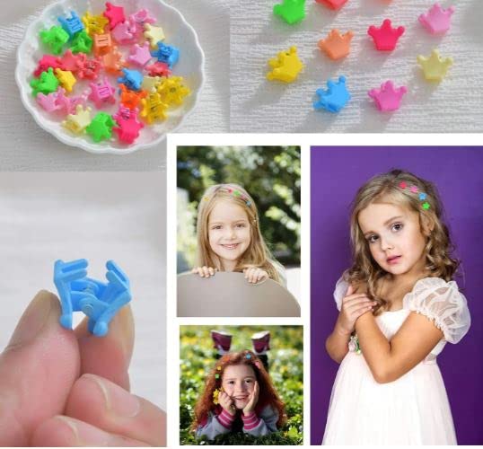 Small Hair Clips for Kids & Girls - 10pcs Non-Slip Hair Clutchers Set (1 Box) - Perfect for School, Parties & Daily Hair Styling