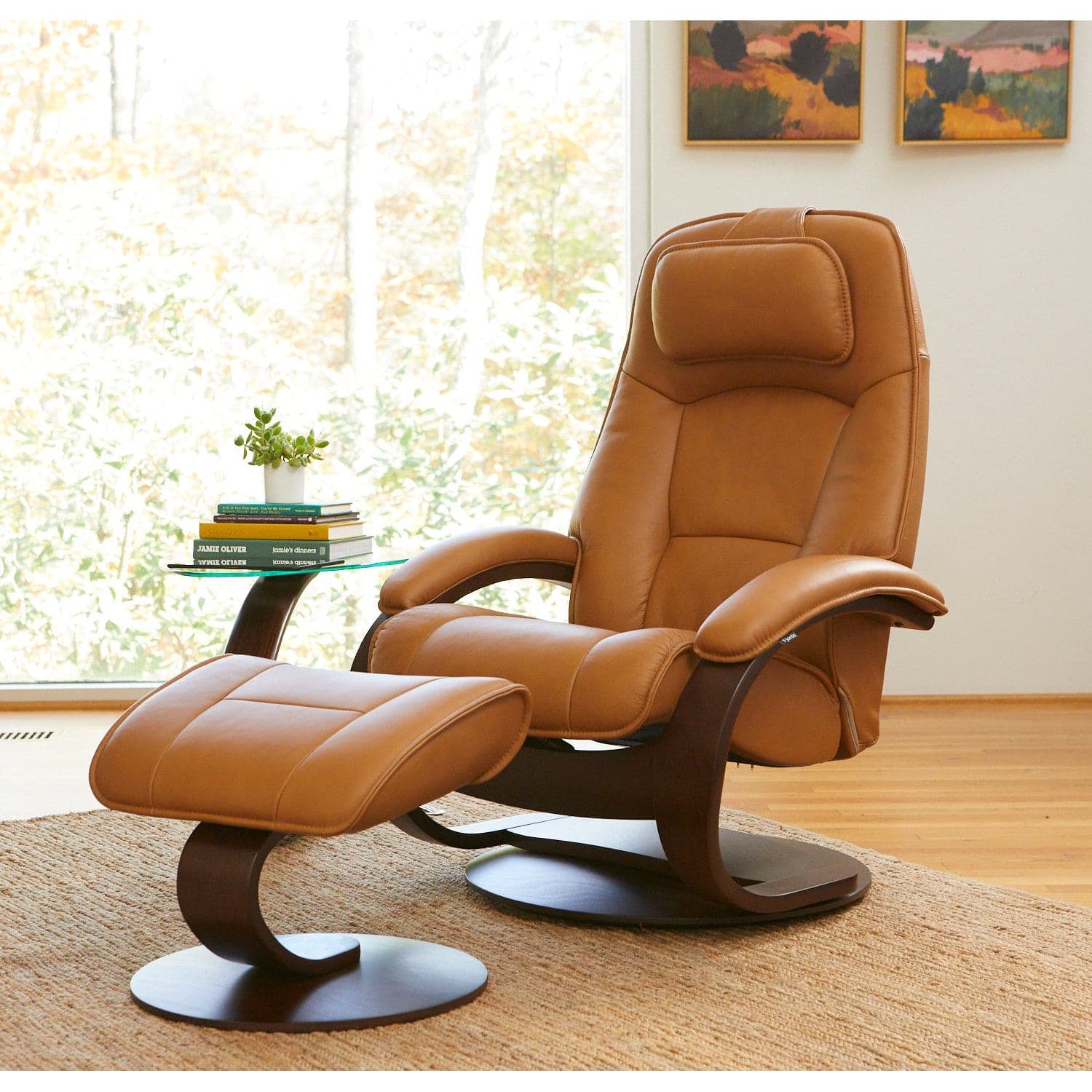 Admiral C Chair with Footstool - Ergonomic Office Chair with Soft Cushions for Home & Office Comfort - Perfect for Work, Gaming, and Relaxation