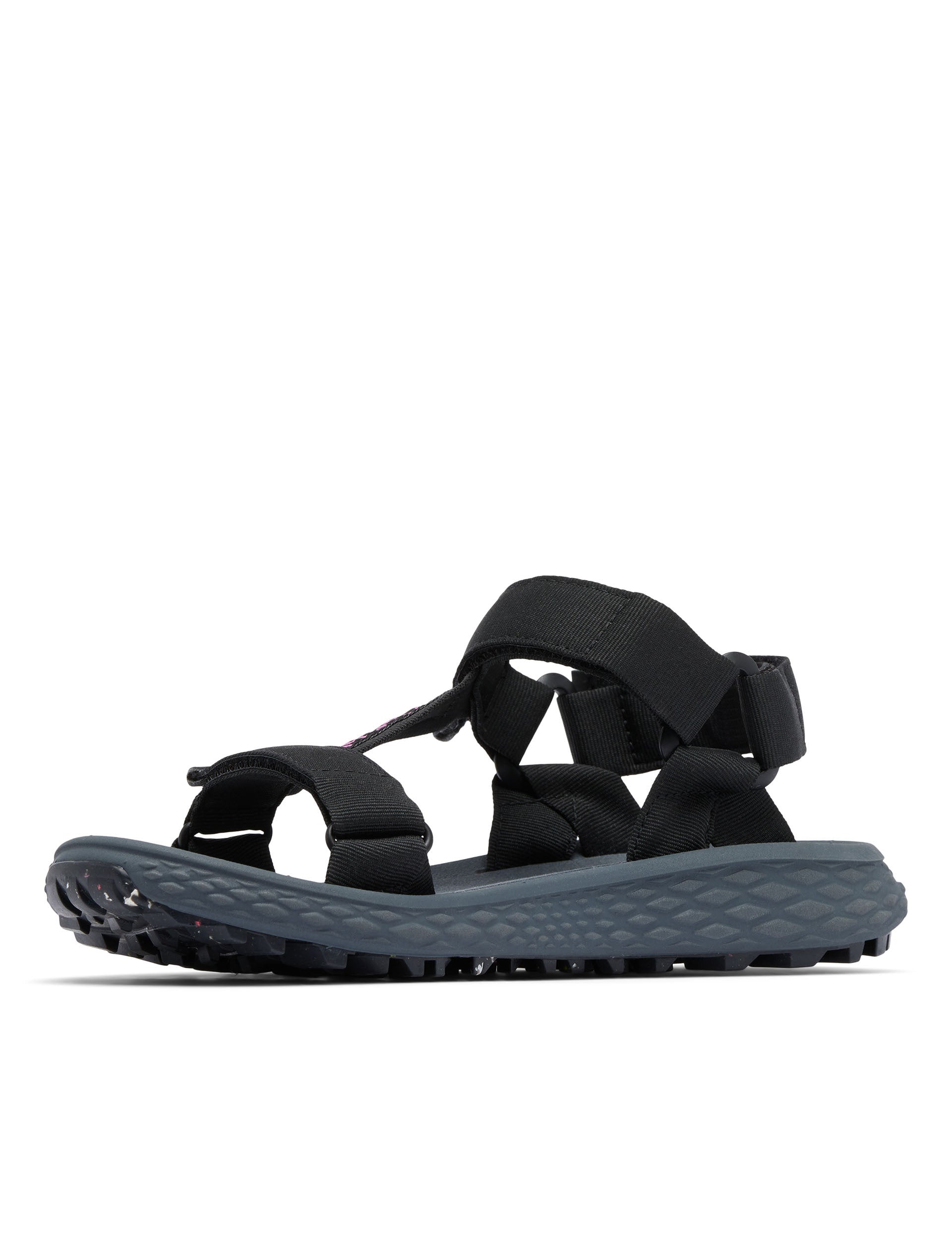 Konos Globetrot Sandal - Black/Cosmos Color | Comfortable Travel & Beach Sandals for Women | Perfect for Vacation, Walking & Summer Outfits