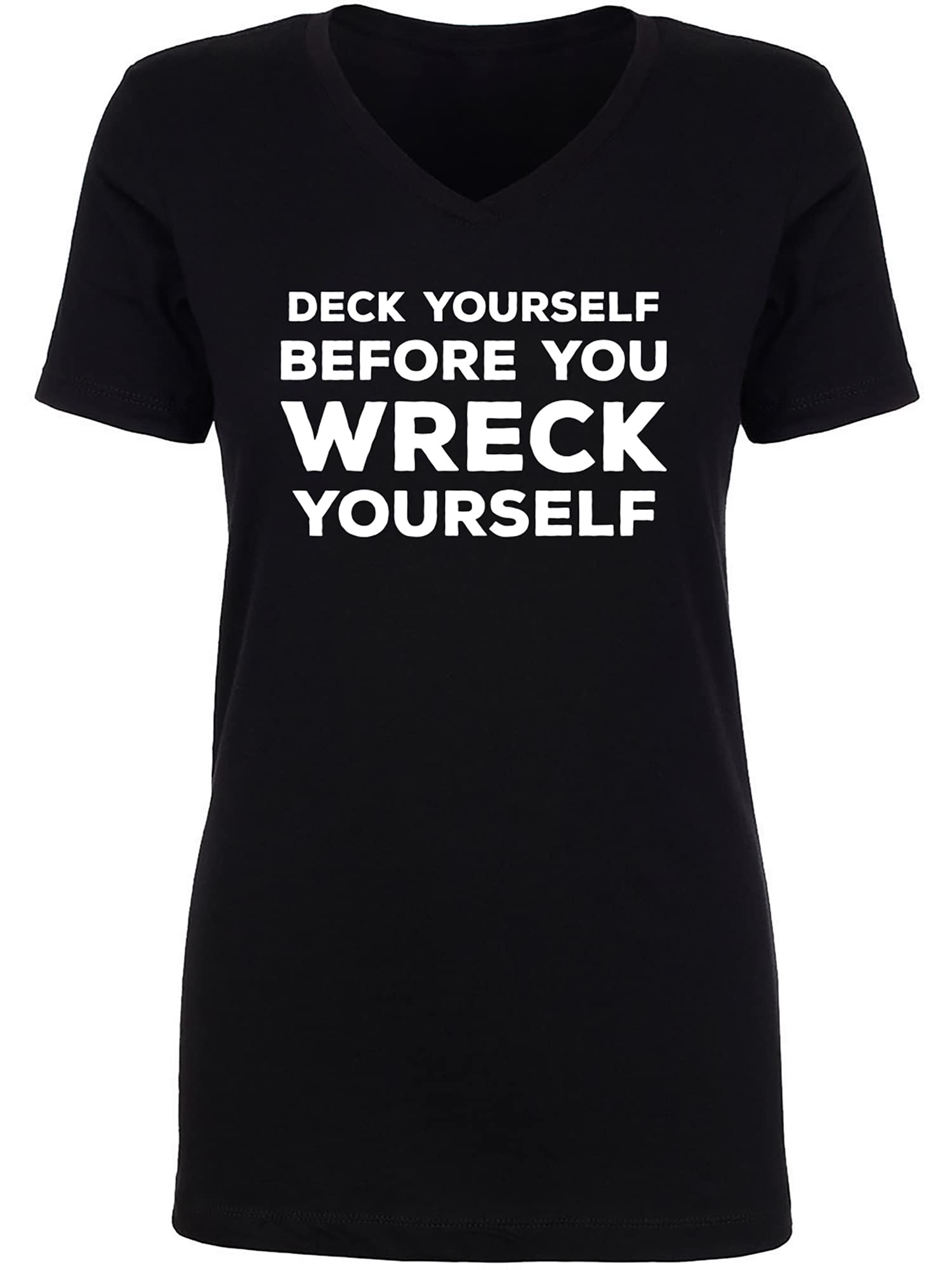 ZeroGravitee Women's V-Neck T-Shirt - Funny Sarcastic Graphic Tee for Casual Wear, Gym, or Lounge | Trendy Comfortable Cotton Top