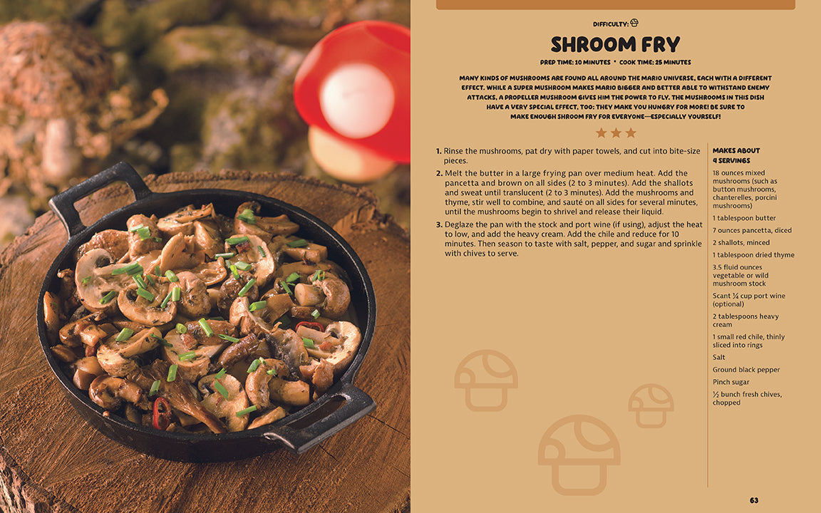 The Unofficial Super Mario Cookbook - Delicious Recipes Inspired by Your Favorite Video Game - Perfect for Gaming Parties & Family Fun