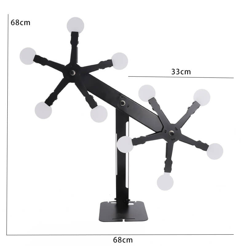 Double Stars Rotating Magnetic Metal Target - High Precision Shooting Practice Accessory for Outdoor Sports & Hunting Training | Perfect for Gun Range, Backyard Target Practice, and Tactical Drills