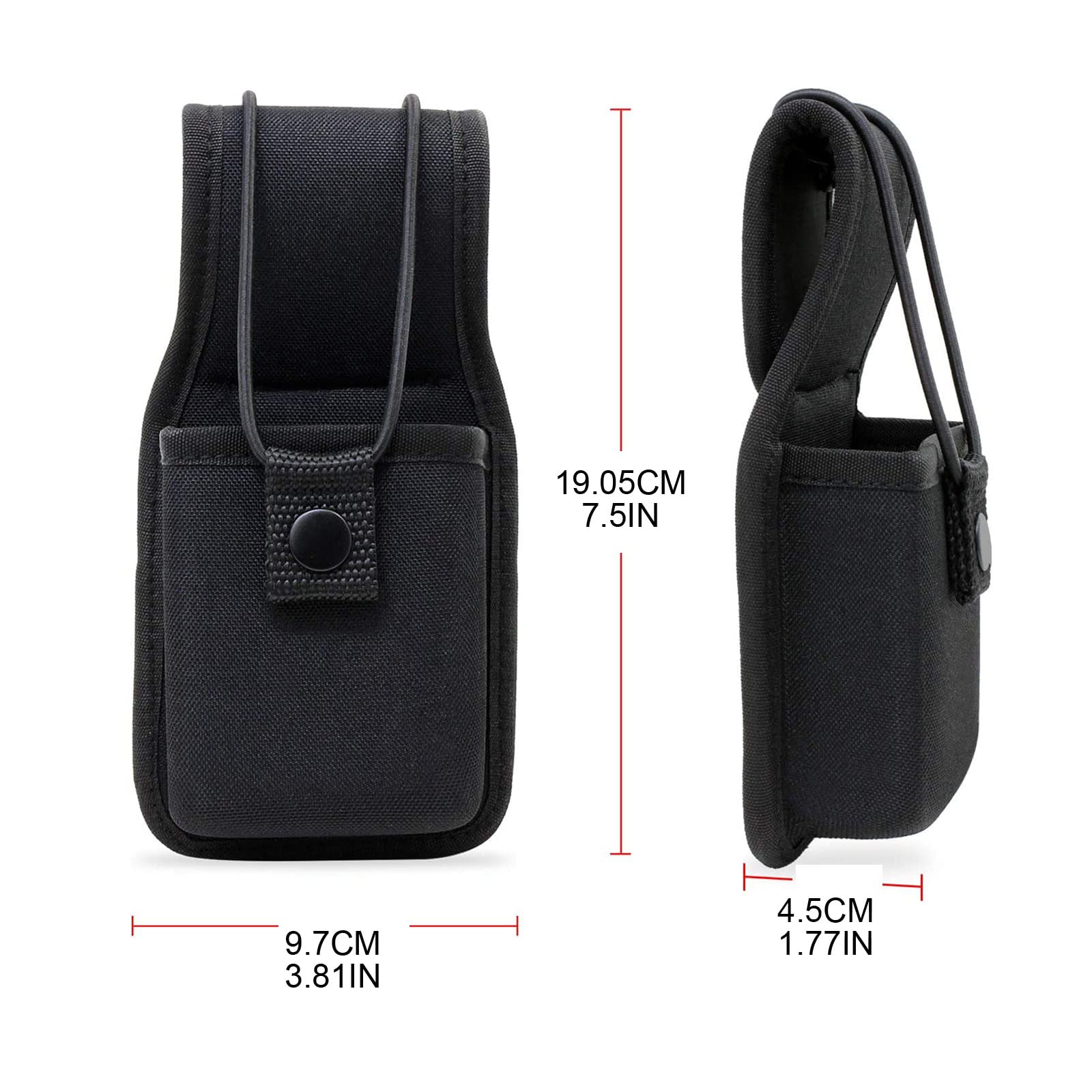 Multi-Function Pouch Case for Two-Way Radio Transceiver Walkie Talkies - Durable Protective Storage for Outdoor Adventures, Construction Sites & Emergency Communication