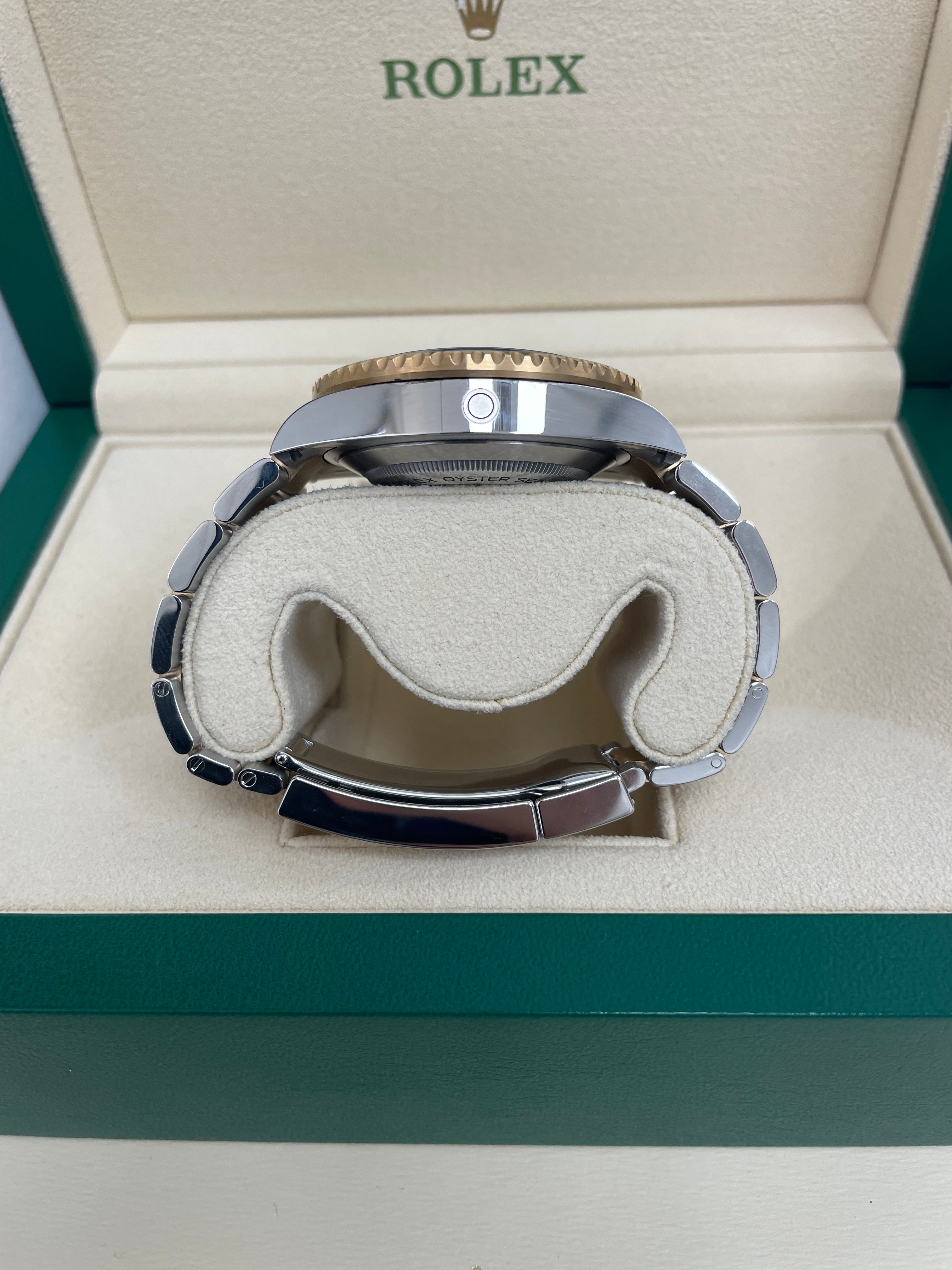 Rolex Sea-Dweller 43mm Two-Tone Yellow Gold & Steel Watch with Oyster Bracelet - Luxury Dive Watch for Men, Professional Scuba Diving & Everyday Wear (Ref. 126603)