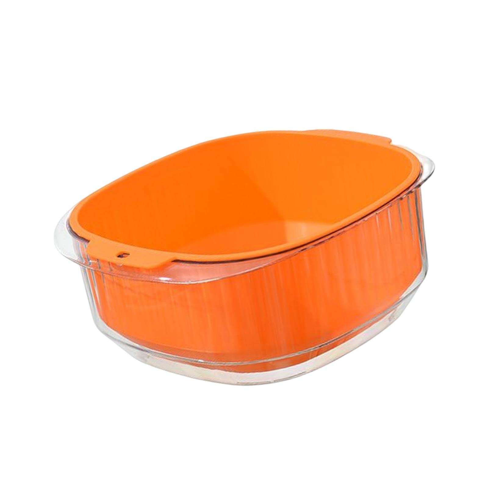 Gazechimp Fruit Drain Basket - Stainless Steel Colander Bowl for Washing Vegetables, Fruits, and Rice | Kitchen Strainer for Meal Prep & Draining | Perfect for Salad Making, Pasta Draining, and Healthy Cooking