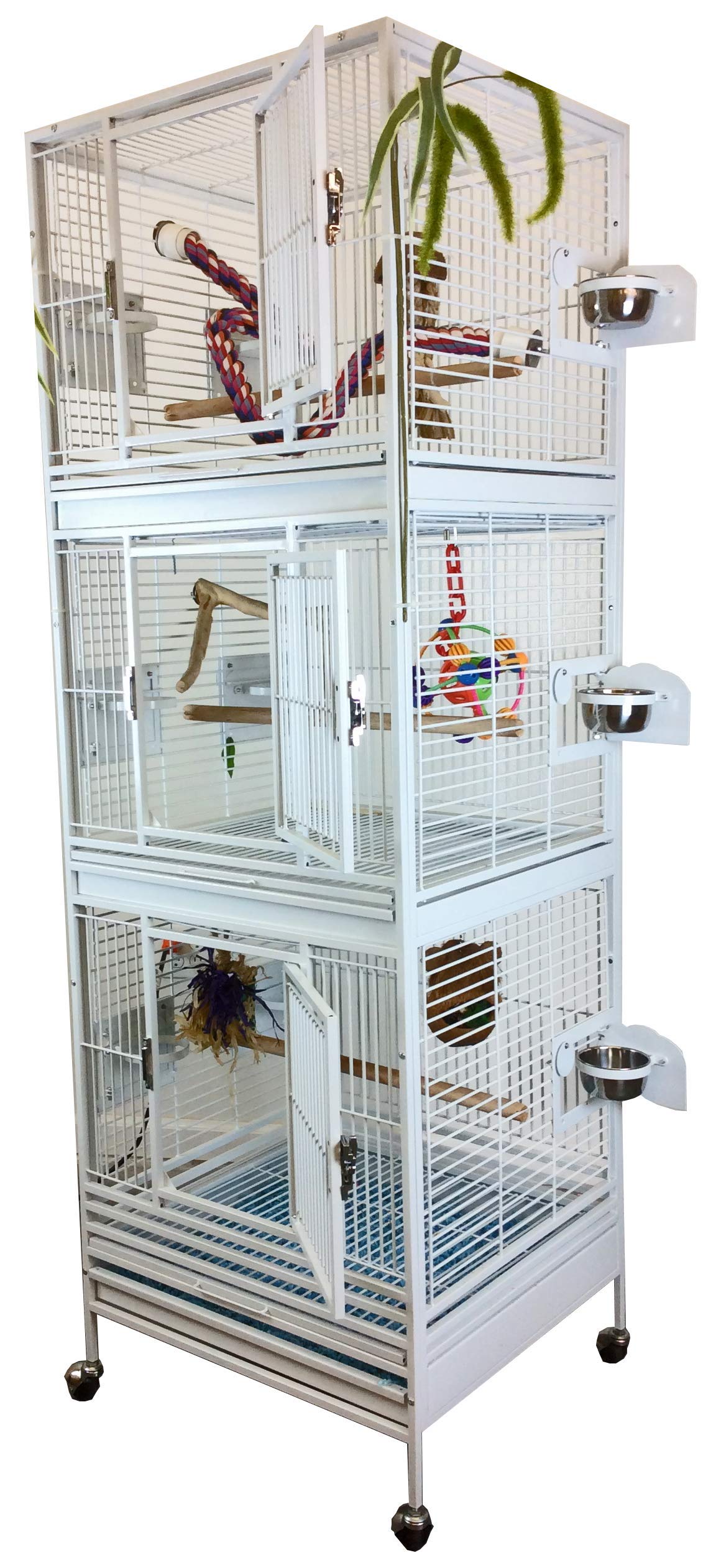 A&E Cage Co. Triple Stack Bird Cage 24