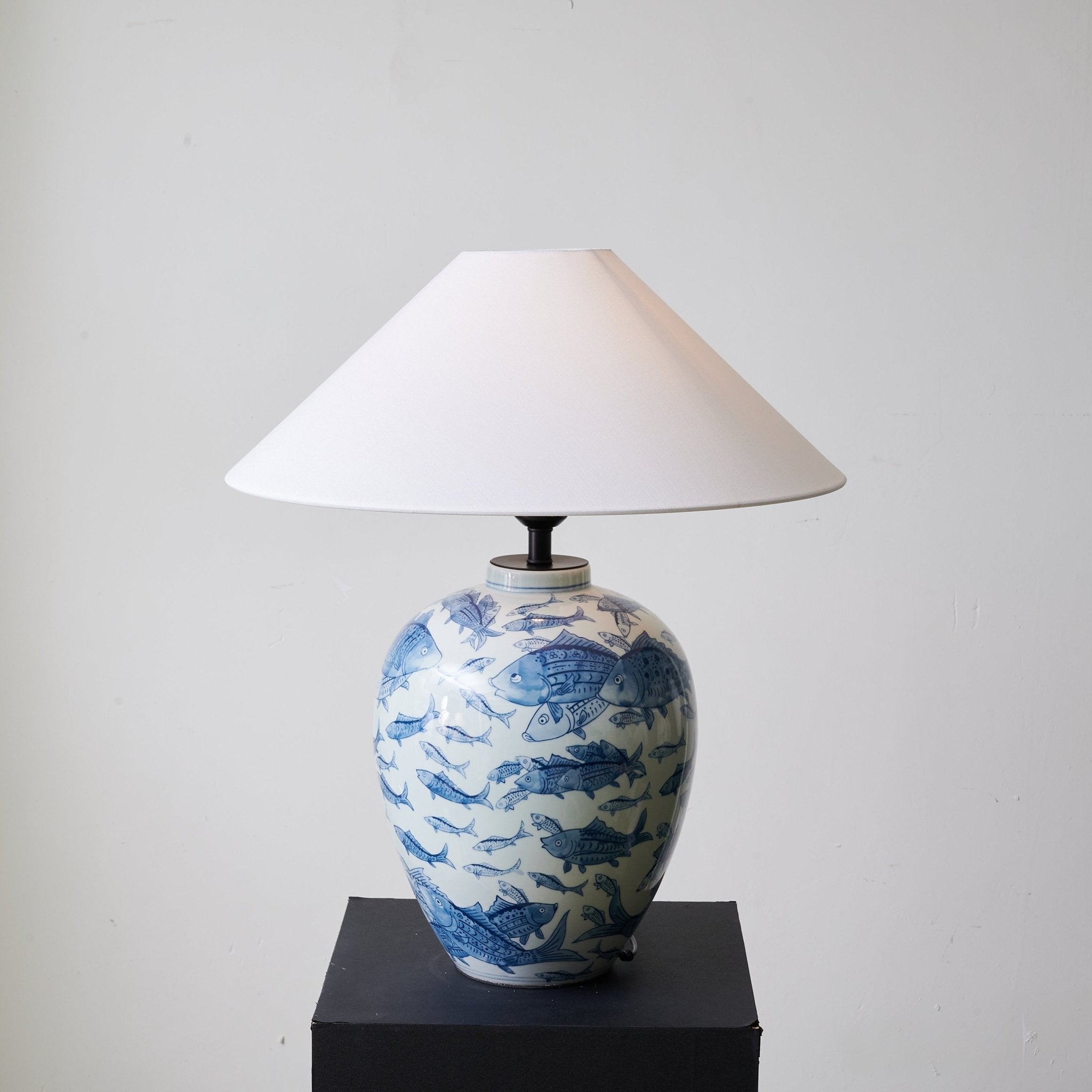 Elegant Marina Porcelain Table Lamp - Classic Home Decor for Living Room, Bedroom & Office - Perfect for Reading, Relaxing & Enhancing Ambiance