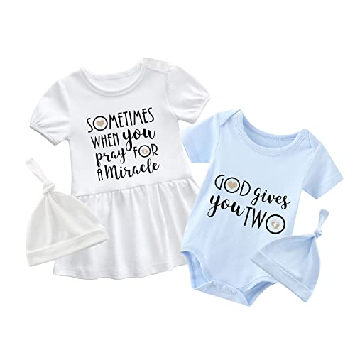 White Blue God Gives You Two